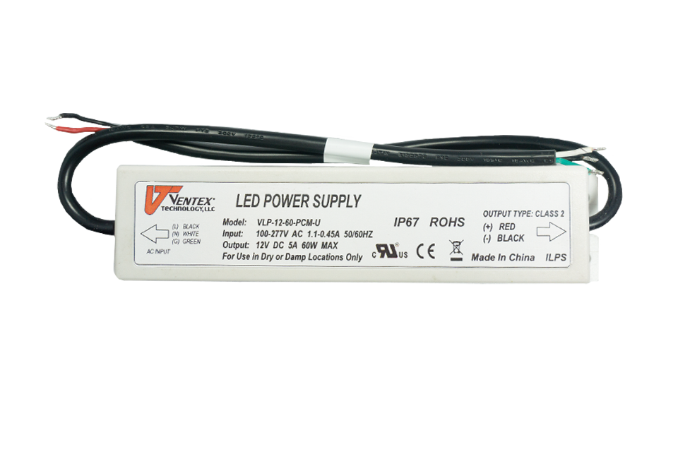 12vLEDバー1m *6本 100V~12VDC電源ユニット*2個　セット VLP-12-60-PCM-U - Ventex Technology